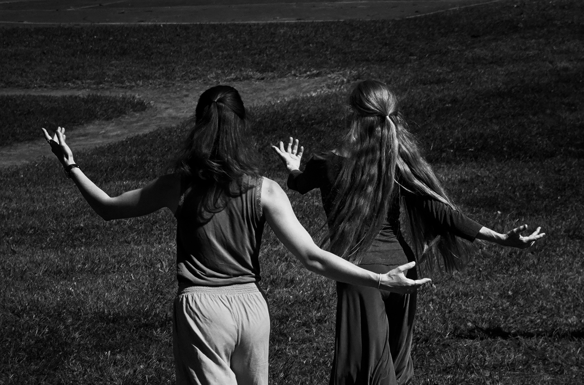 Performance photography, outdoor dance, gesture, Norwich, VT